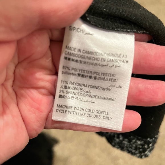 JM Collection Mottles Black and White Lightweight Coat 3 large buttons - Picture 10 of 10